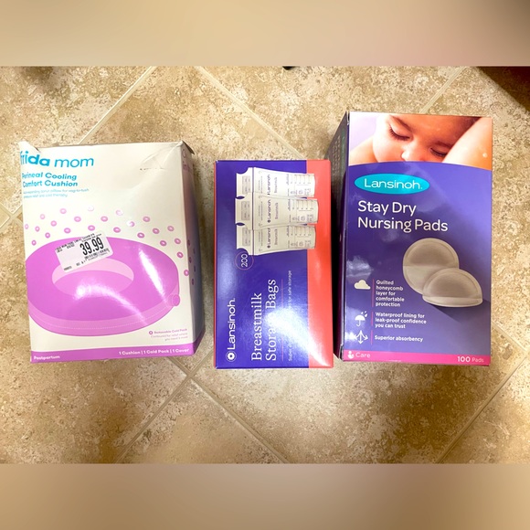 Postpartum care! Nursing pad Frida mom perineal cooling comfort cousin etc